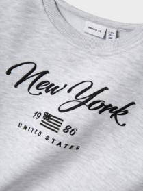 NAME IT Sweatshirt Kera Light Grey Melange